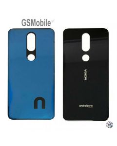 Tapa trasera para Nokia 7.1 Azul Negro