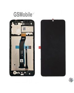 Pantalla con marco para Xiaomi Redmi A3 Negro