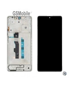 Pantalla completa con marco para Xiaomi Redmi Note 13 5G Original - Blanco