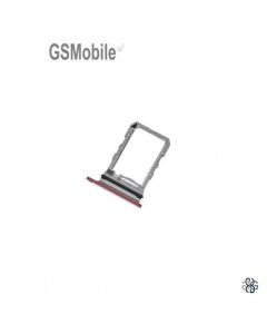 Gaveta do cartão SIM para Samsung Z Flip7 5G Galaxy F766B Vermelho
