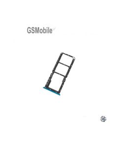 Carrellino SIM e SD per Oppo A7 Blu