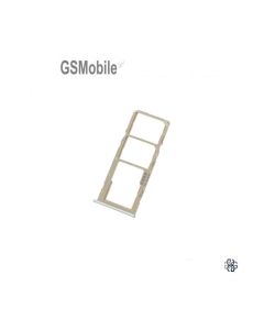 Carrellino SIM e SD per Oppo A15 Argento - GSMobile