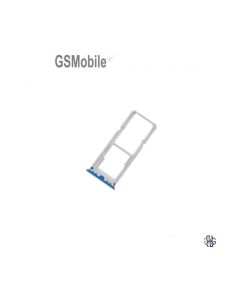 Gaveta cartão SIM e SD para Oppo A3 Azul