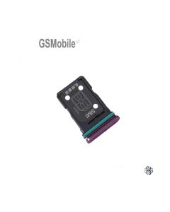 Gaveta cartão SIM para Oppo Reno4 5G Roxo