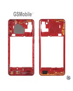 Marco intermedio para Samsung A21s Galaxy A217F - Rojo