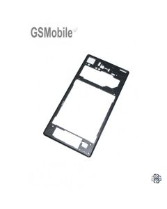 Marco trasero para Sony Xperia Z1 L39H Negro