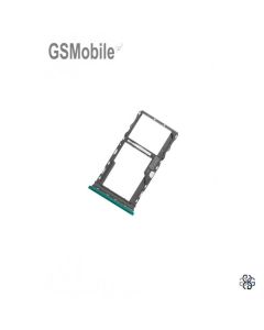 Bandeja tarjeta SIM y SD para Moto E7 Plus - Verde