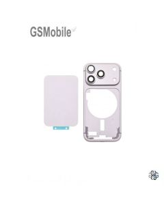 Middle Frame with Back Cover for iPhone 17 Pro White