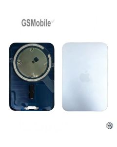 Tapa trasera + Soporte de metal para iPhone 17 Pro Max Blanco