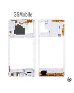 Marco intermedio para Samsung A21s - Blanco