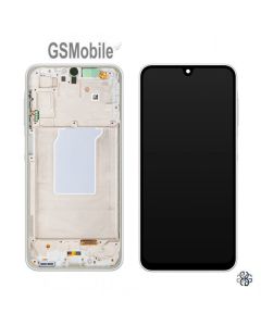 Original Complete Screen with Frame for Samsung A26 5G Galaxy A266b White