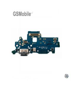 USB Type-C Charging Port Board with Microphone and SIM Card Reader for Samsung A37 5G Galaxy A376B Original