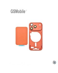 Carcasa intermedia con tapa trasera para iPhone 17 Pro Max Naranja