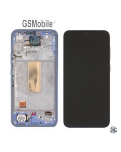 Pantalla completa con marco Samsung A34 Galaxy A346B Morado Original (Assembled)