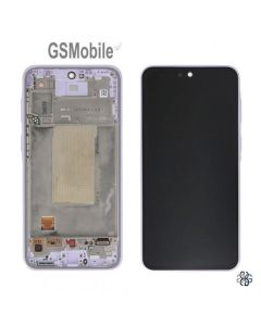 Original Full Screen Assembly for Samsung A37 5G Galaxy A376B Purple