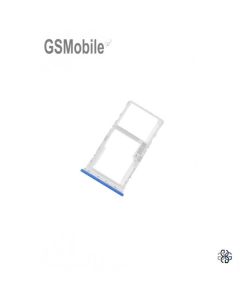 Bandeja SIM para Moto E7 Plus - Azul claro