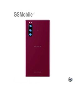 Tapa trasera Sony Xperia 5 Rojo Original 