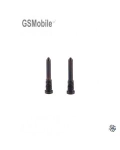 Juego de 2 tornillos externos iPhone XR Negro