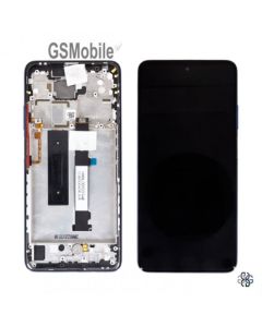 Complete Screen with Frame for Xiaomi Mi 10T Lite Black Original