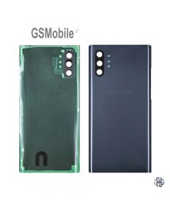 Back Cover + Camera Lens Glass for Samsung Note 10 Plus Galaxy N975F Black