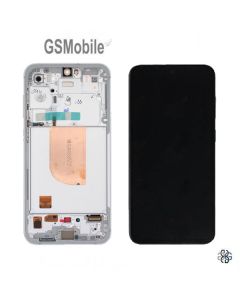 Original Full Screen Assembly for Samsung Galaxy S23 FE S711B White