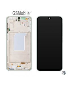 Écran Complet avec Châssis pour Samsung A26 5G Galaxy A266b Vert Original