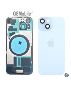 Back Cover + Metal Bracket for iPhone 15 Plus Blue