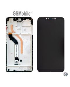 Ecrã com moldura para Xiaomi Pocophone F1 Preto