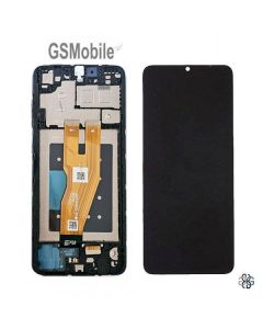 Ecrã completo com moldura para Samsung A05 Galaxy A055F Preto