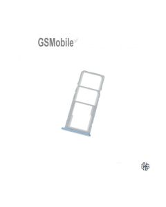 Tiroir carte SIM et SD pour Oppo A17 Bleu