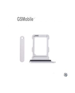 Carrellino SIM per iPhone 16 Pro Max Bianco