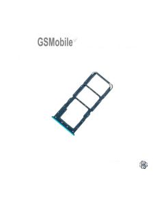 Tiroir carte SIM pour Oppo A91 Bleu
