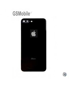 Coque arrière avec verre caméra iPhone 8 Plus Noir