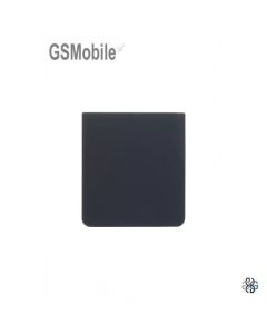 Tampa traseira inferior para Samsung Flip7 5G Galaxy Z F766B Preto