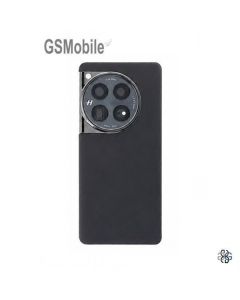 Tampa traseira + vidro da câmara para Oneplus 12 5G Preta - Premium