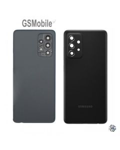 Back Cover + Camera Lens Glass for Samsung A52 5G Galaxy A526 Black
